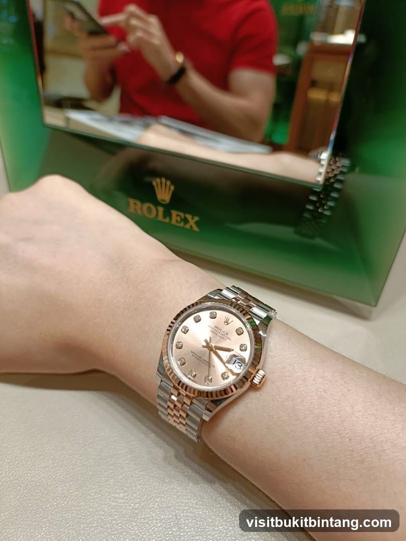 Rolex Watch on Wrist