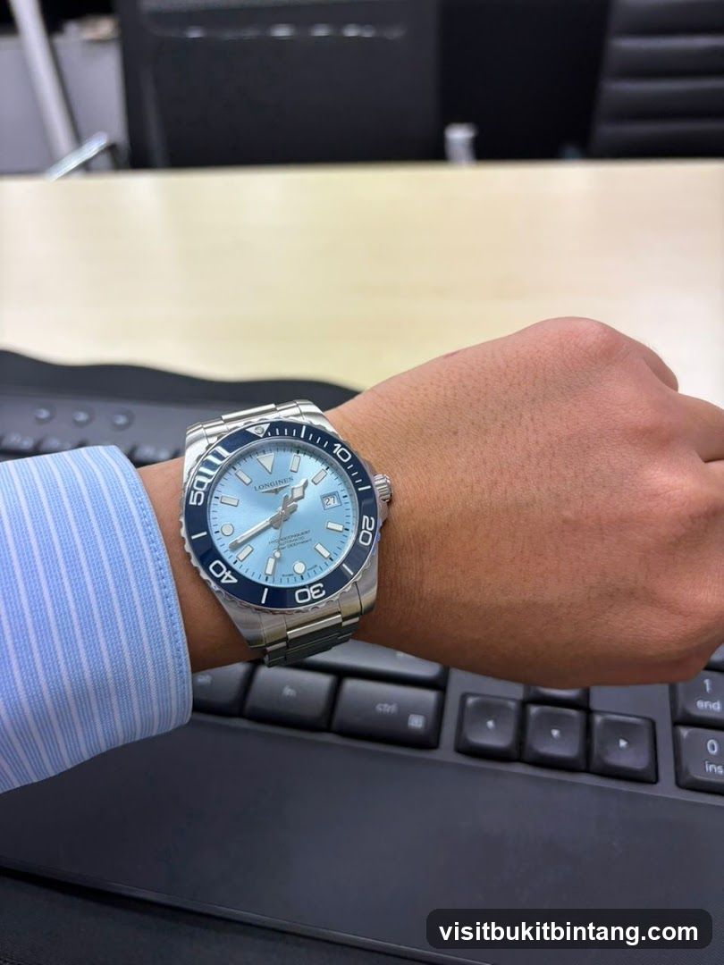 Man wearing a watch