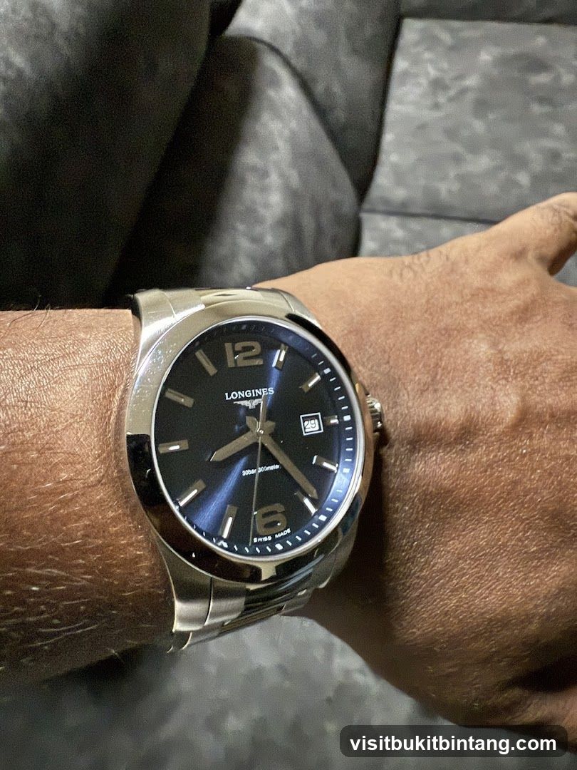 Longines Watch on Wrist