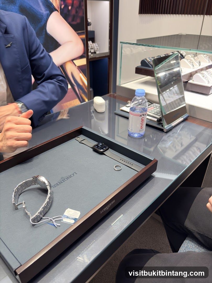 Watches on Display
