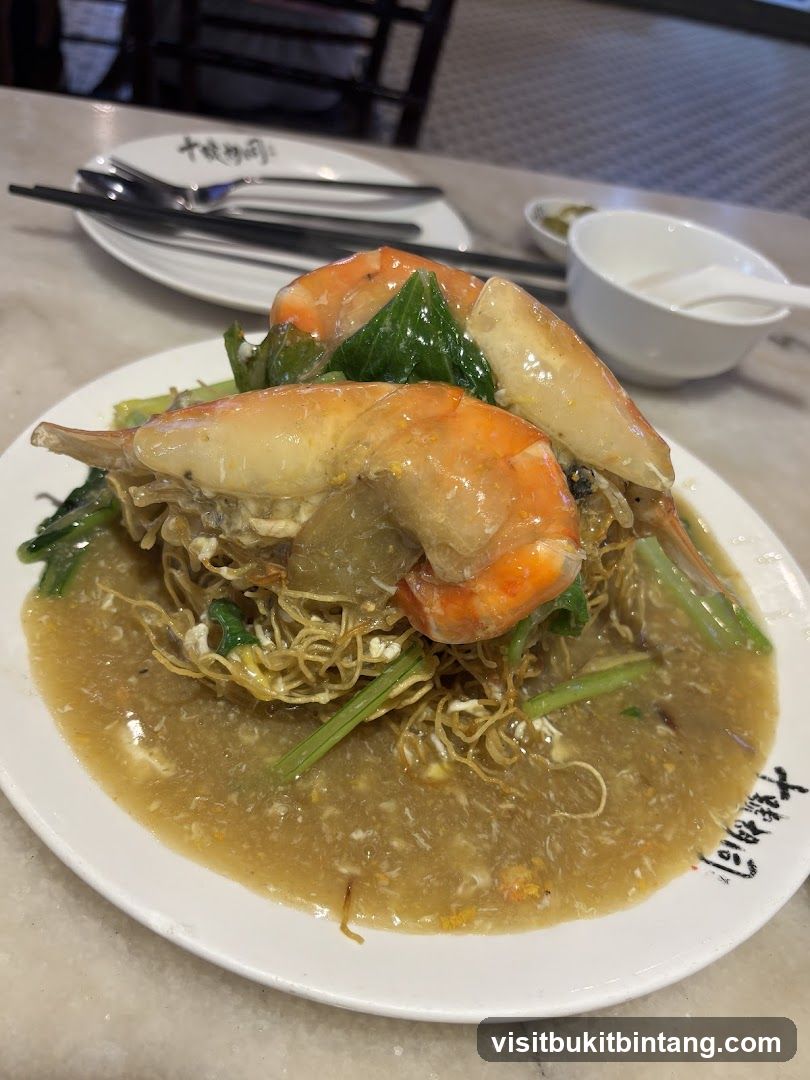 Shrimp and Noodles Dish