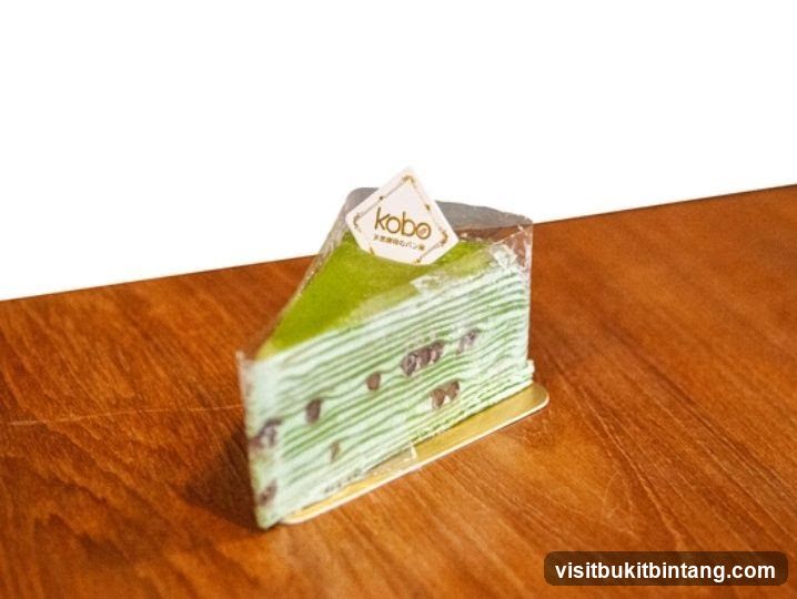 Matcha Mille Crepe Cake