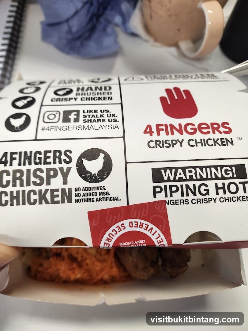 4Fingers Crispy Chicken Packaging