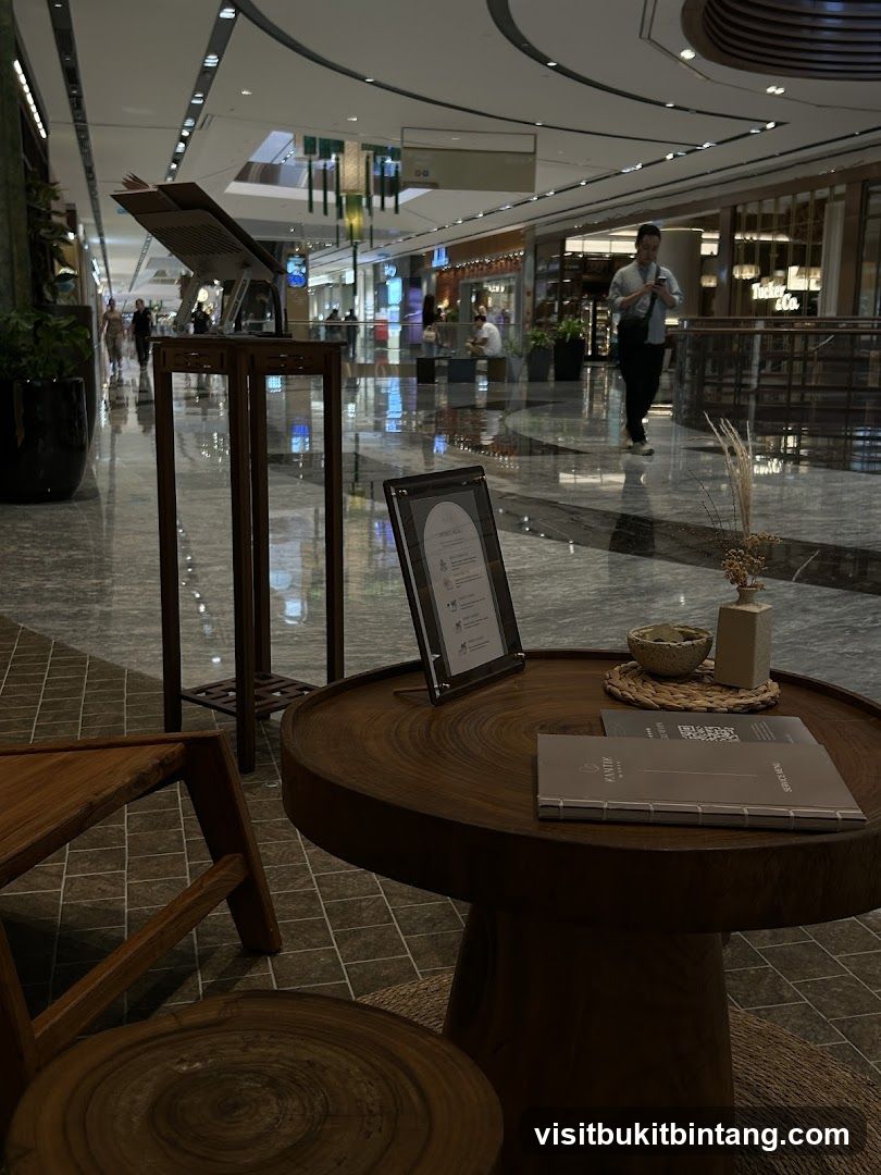 Indoor Mall Seating Area