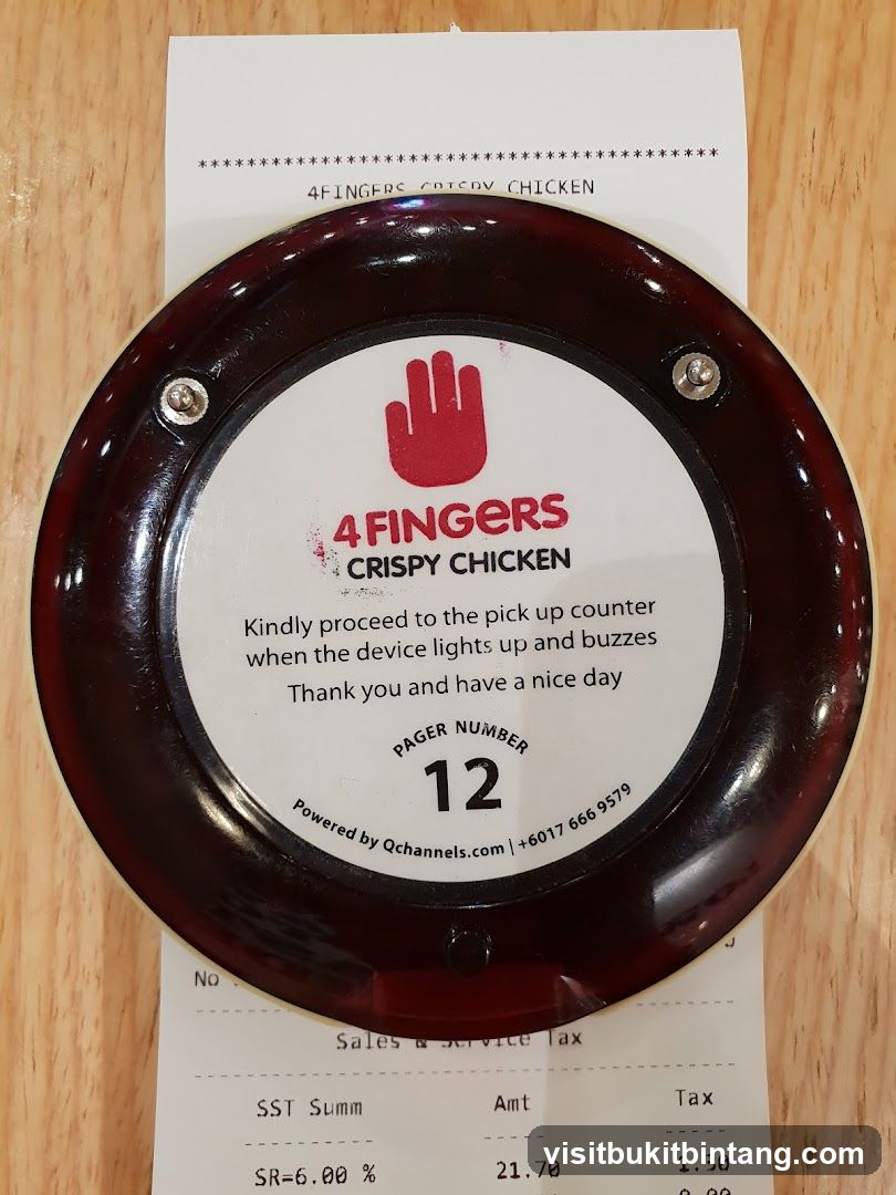 4FINGERS Crispy Chicken Pager