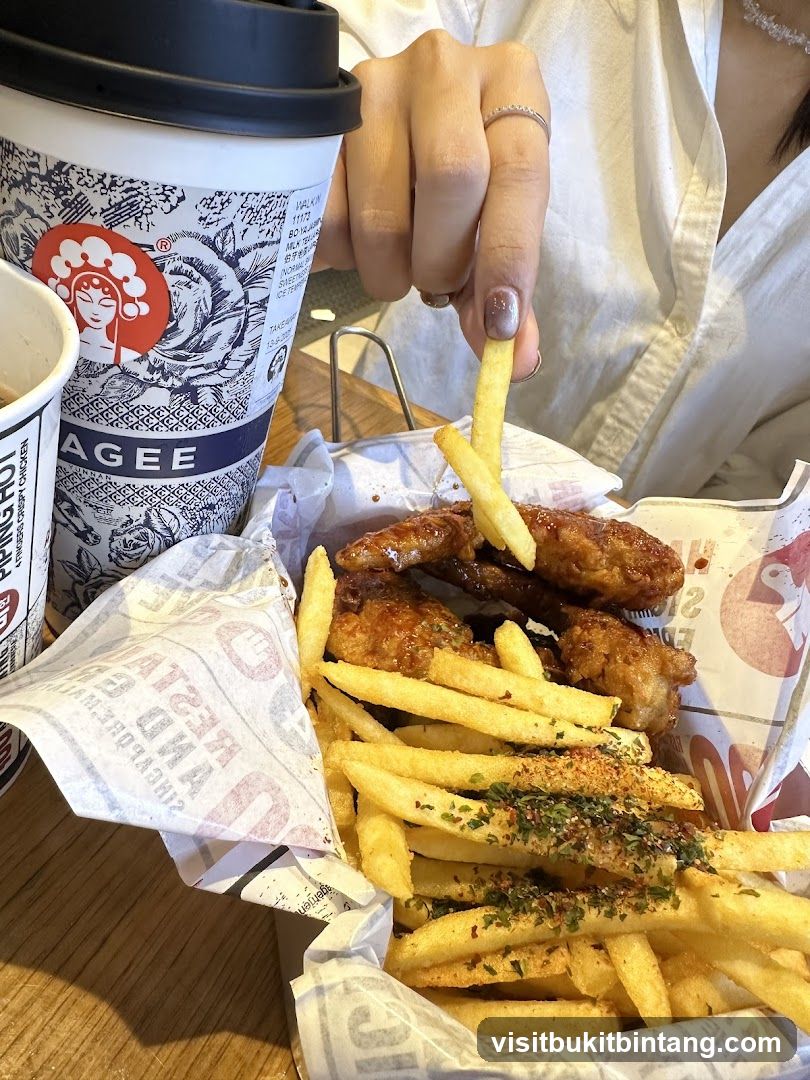 Chicken Wings and Fries