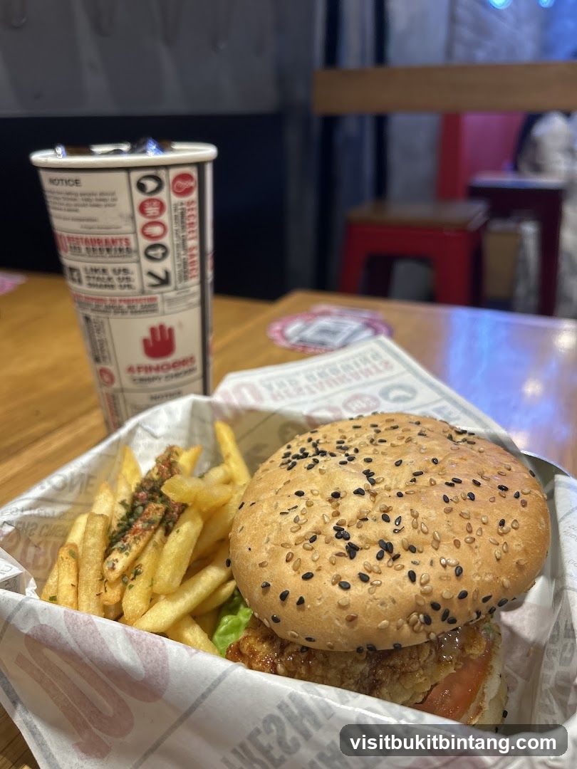 Burger and Fries