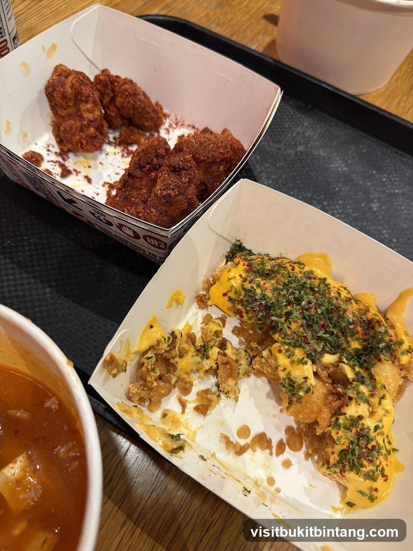 Fried Chicken and Soup