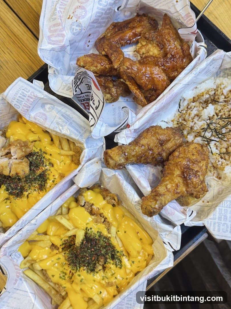 Fried Chicken and Cheese Fries