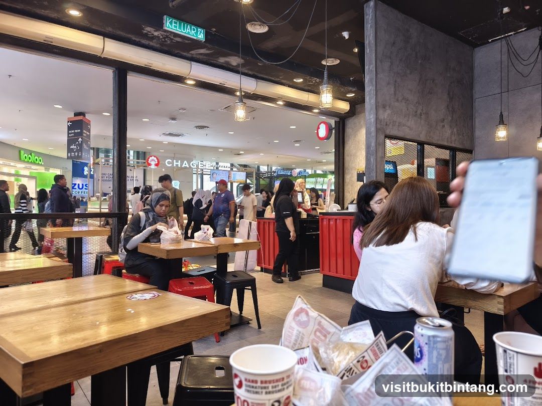 Restaurant Interior with Diners