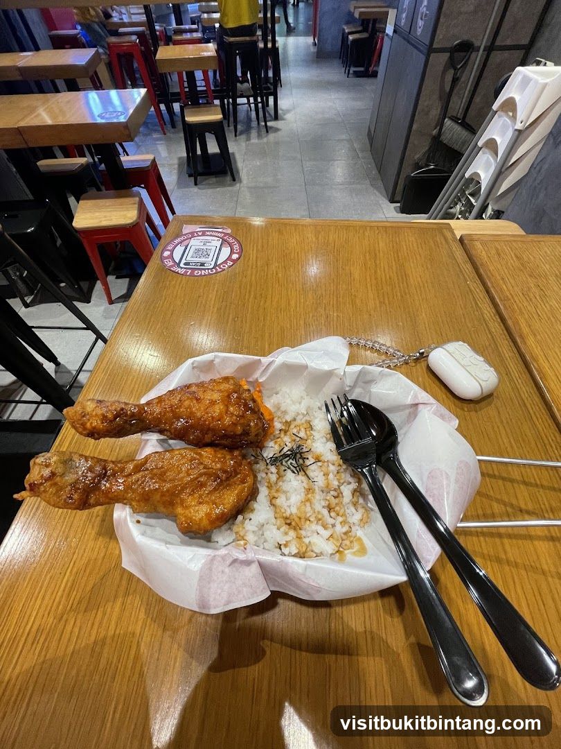 Fried Chicken and Rice