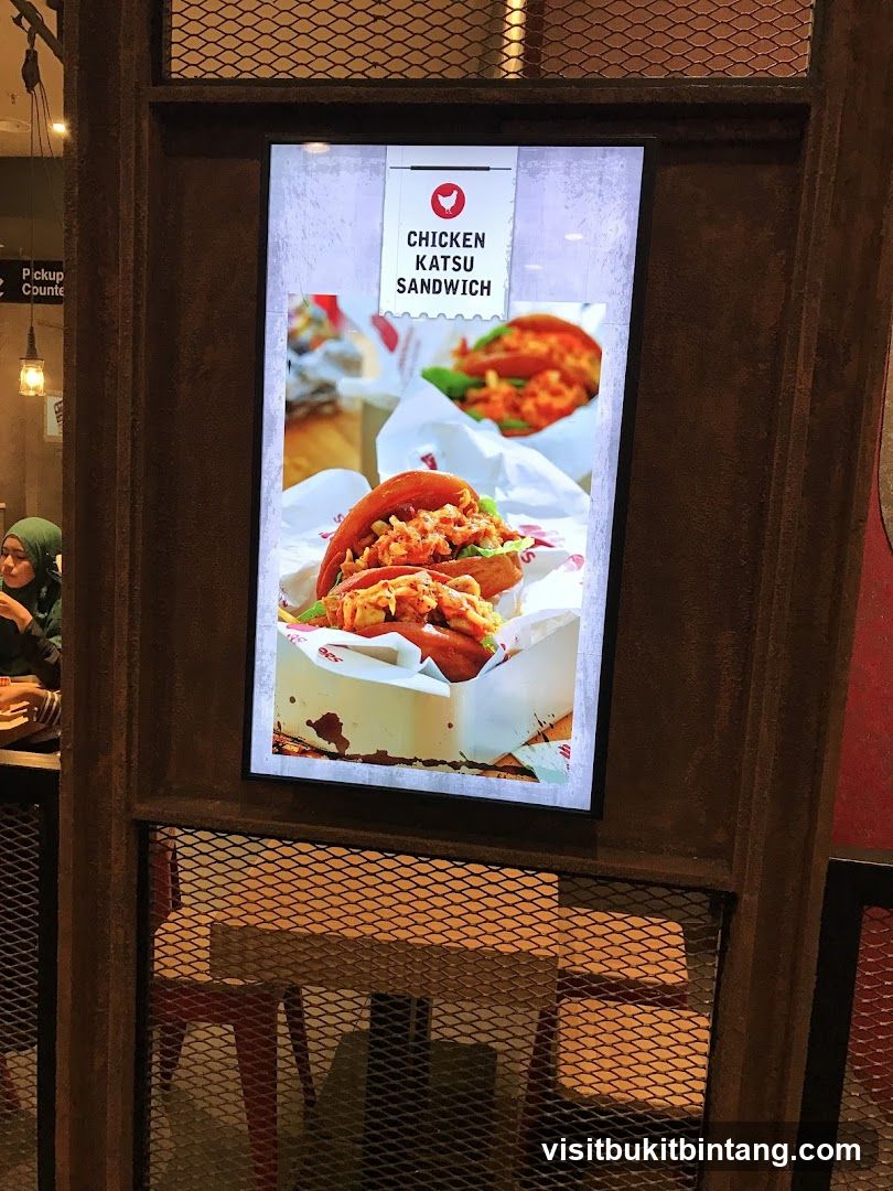 Chicken Katsu Sandwich Advertisement