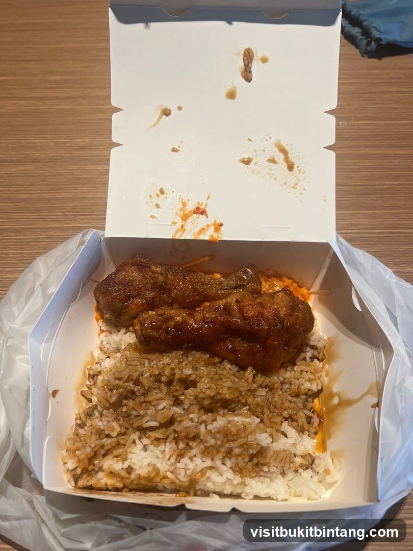 Fried Chicken and Rice