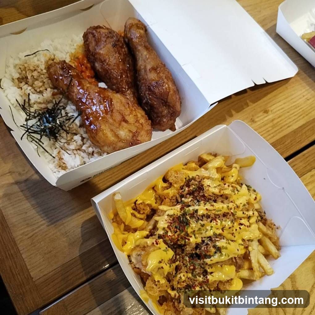Fried Chicken and Cheese Fries