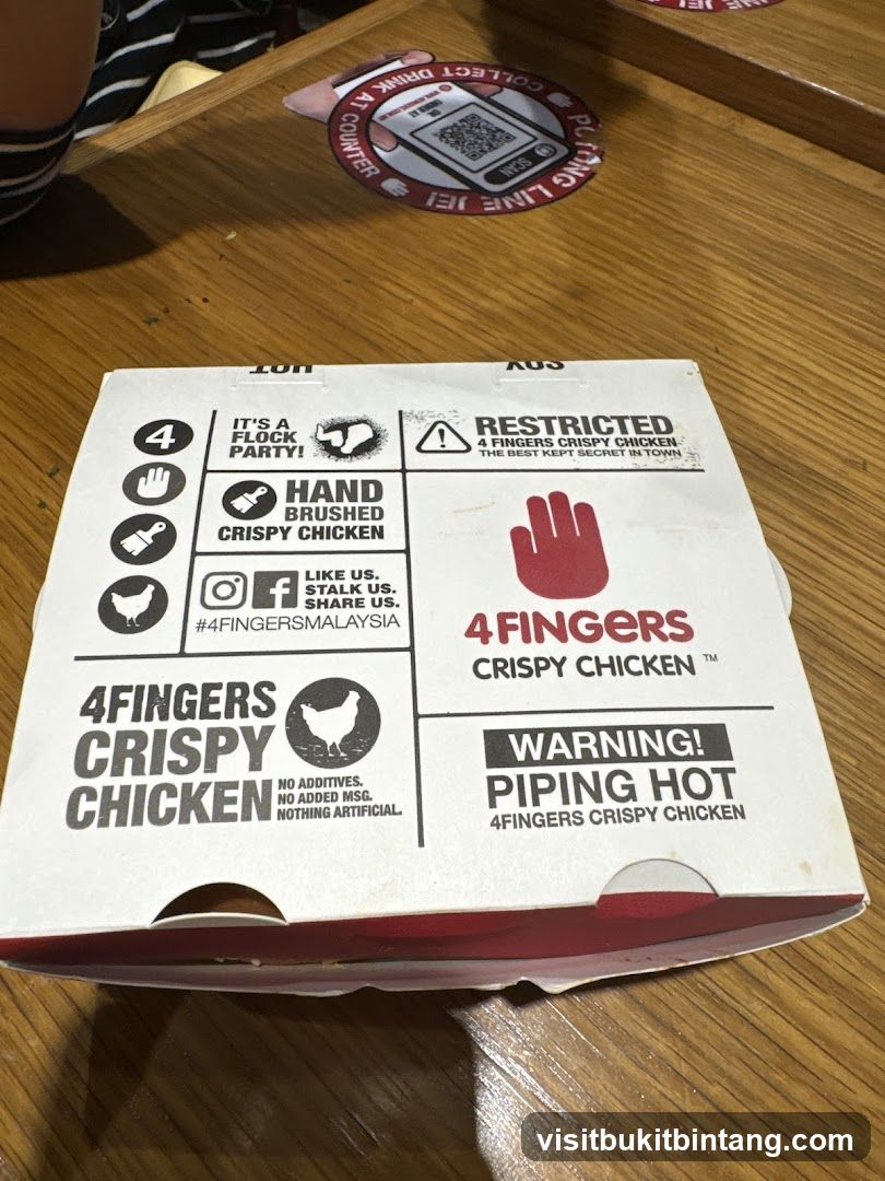 4Fingers Crispy Chicken Packaging