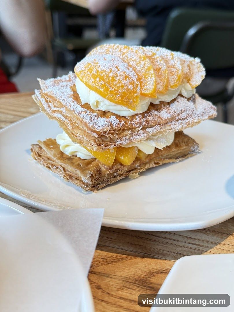 Peach Mille-feuille