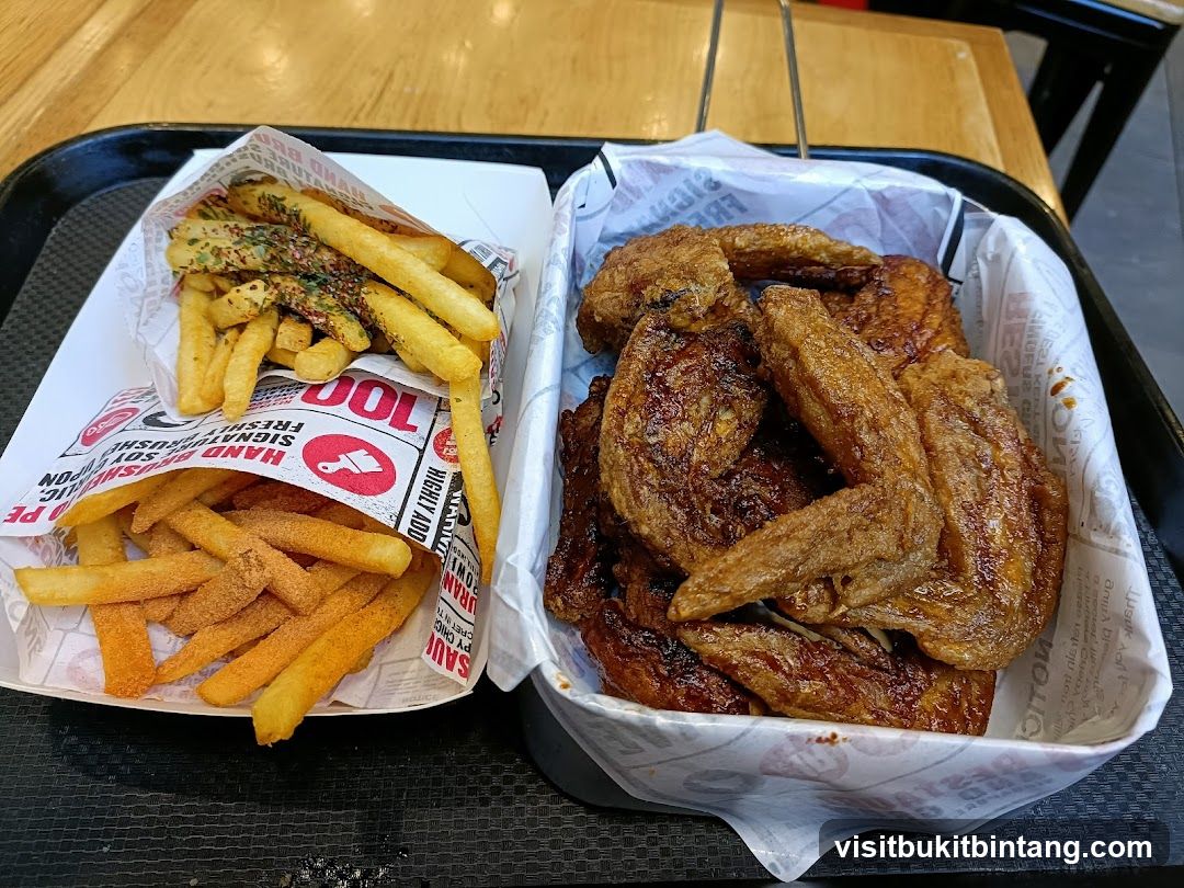 Chicken Wings and Fries