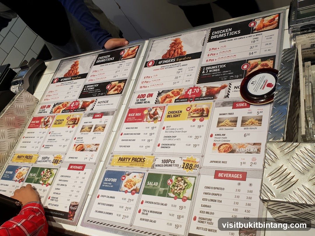 4FINGERS Menu
