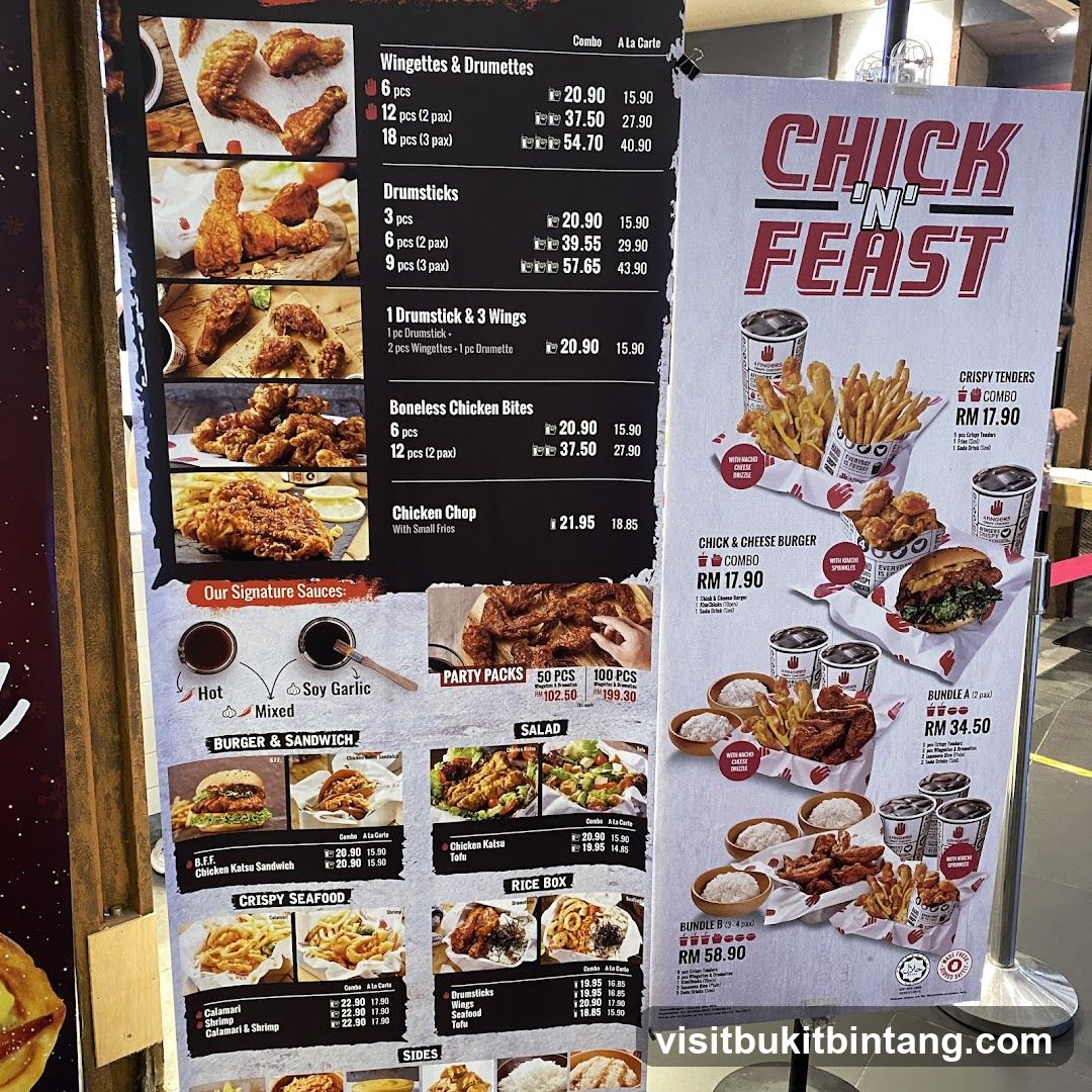 Chick 'N Feast Menu
