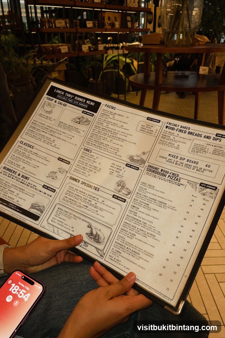 Lunch Thru Dinner Menu