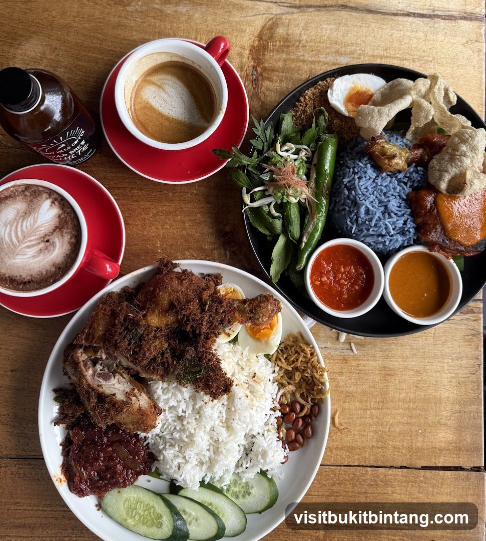 Nasi Lemak and Coffee