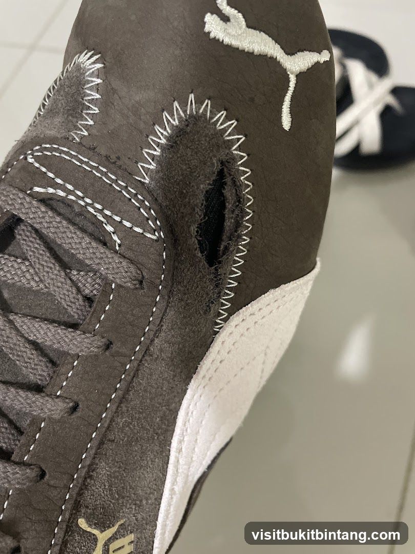 Damaged Puma Sneaker
