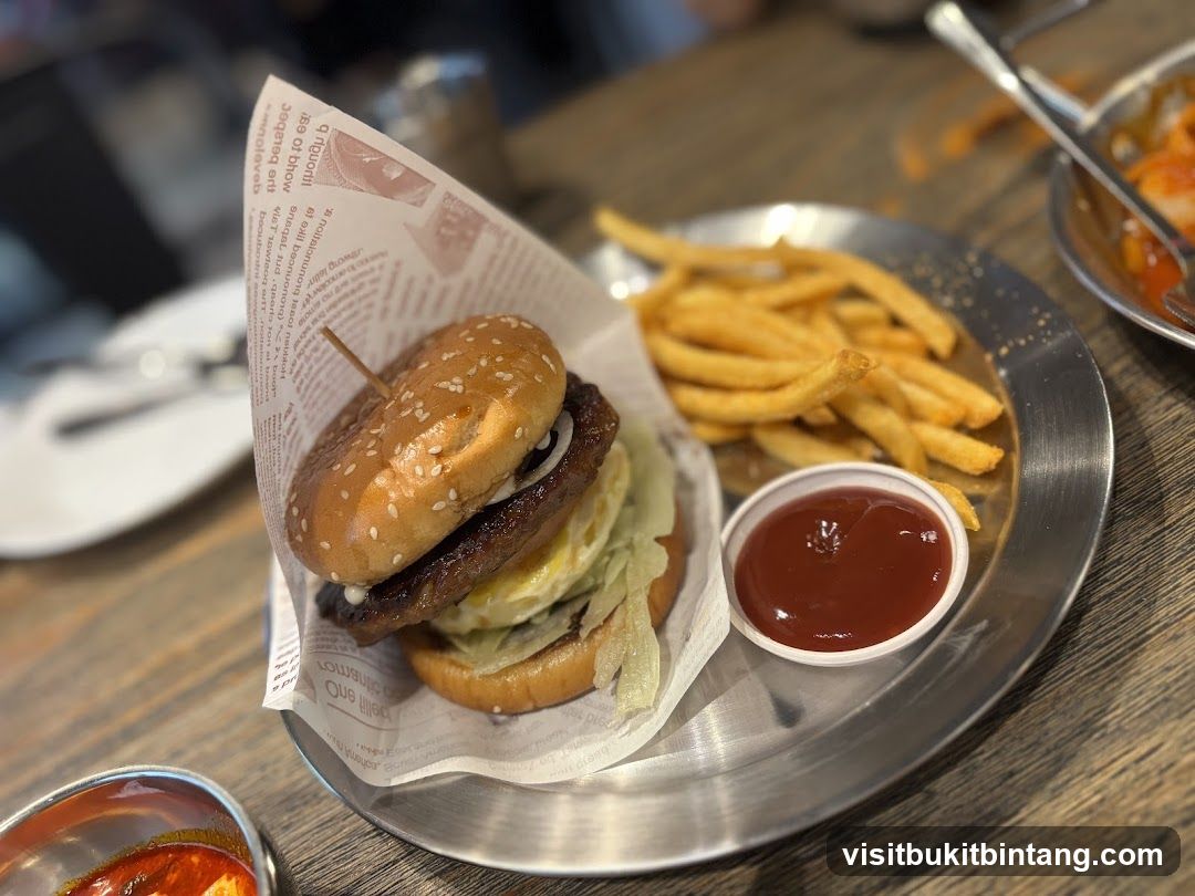 Burger and Fries
