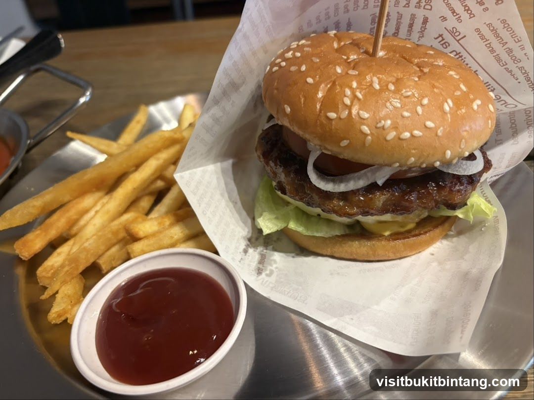 Burger and Fries