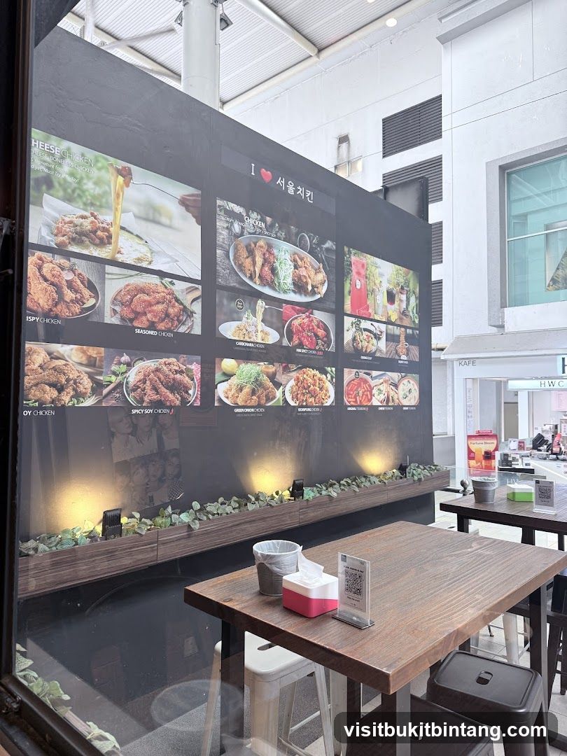 Korean Fried Chicken Display