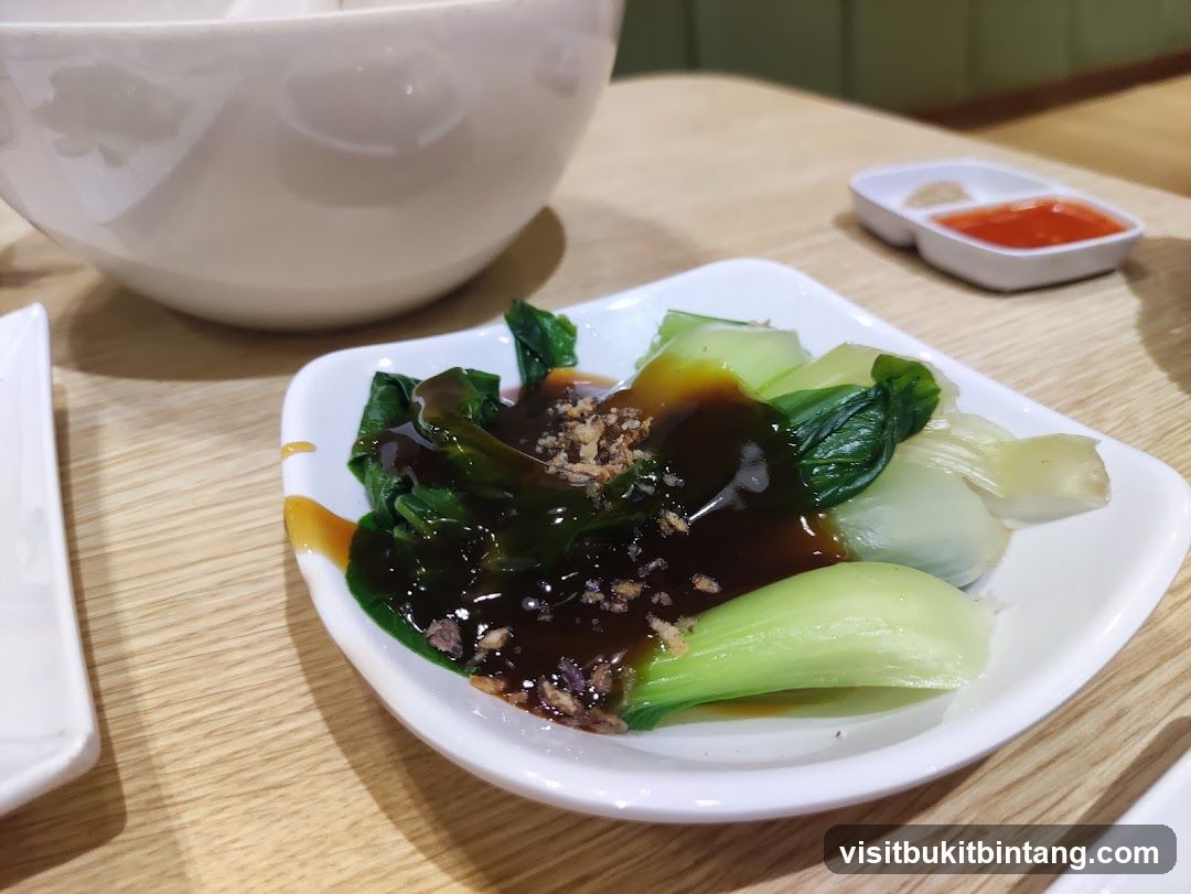 Bok Choy with Sauce