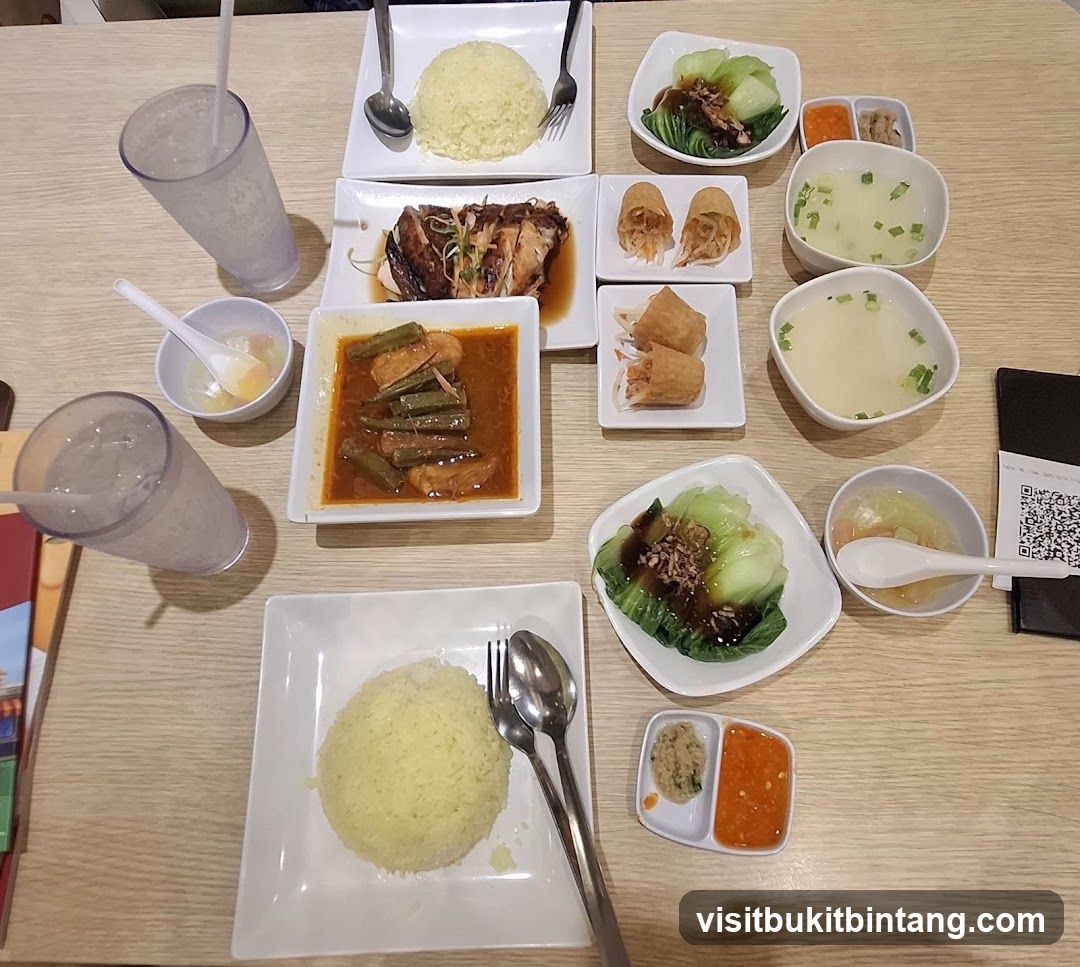Table with Food and Drinks