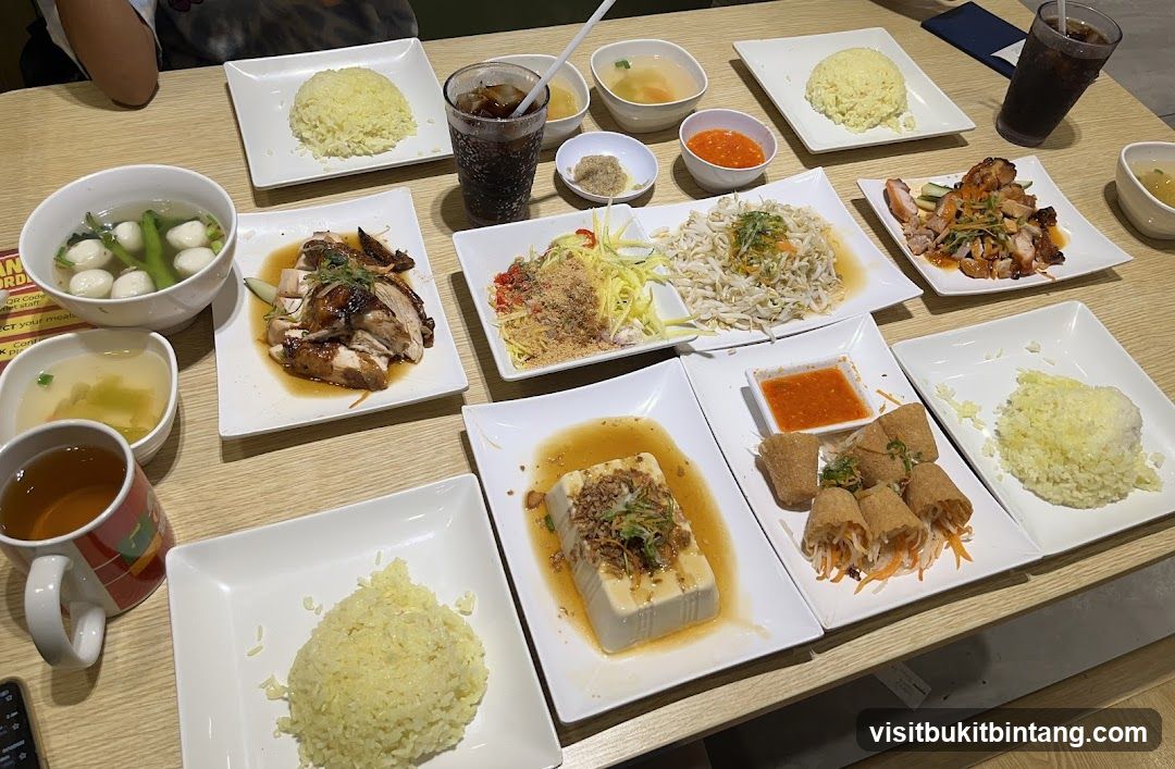 Hainanese Chicken Rice Meal