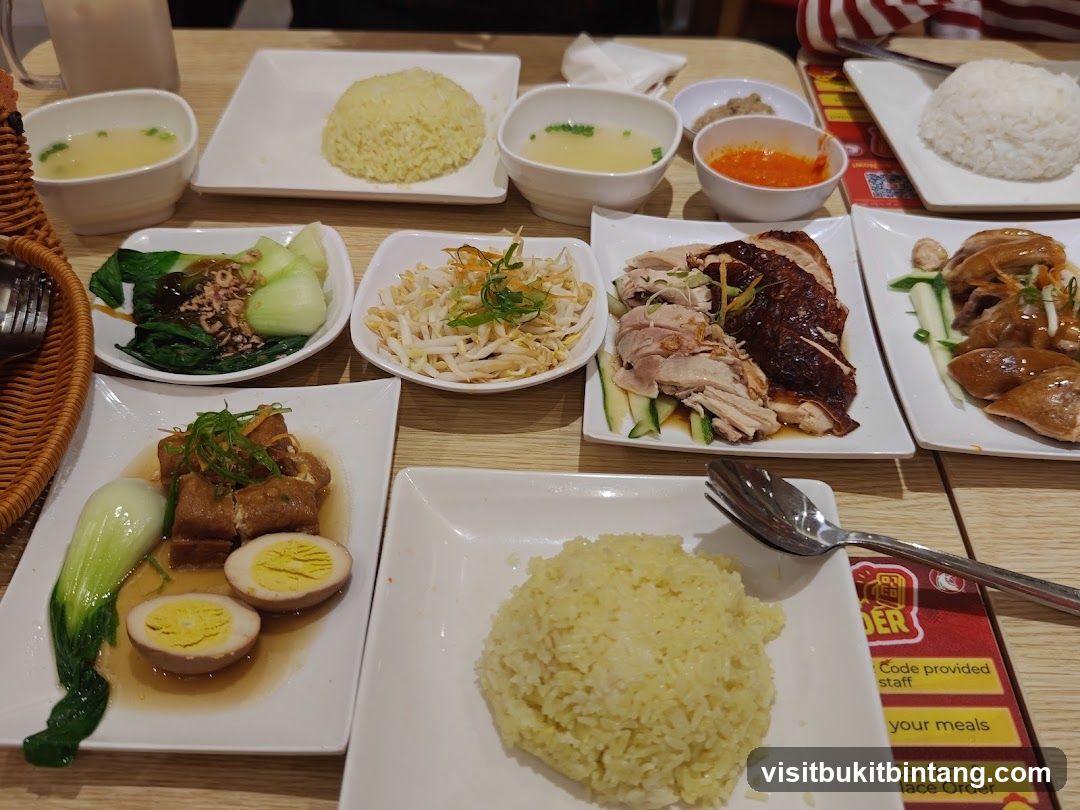 Hainanese Chicken Rice Meal