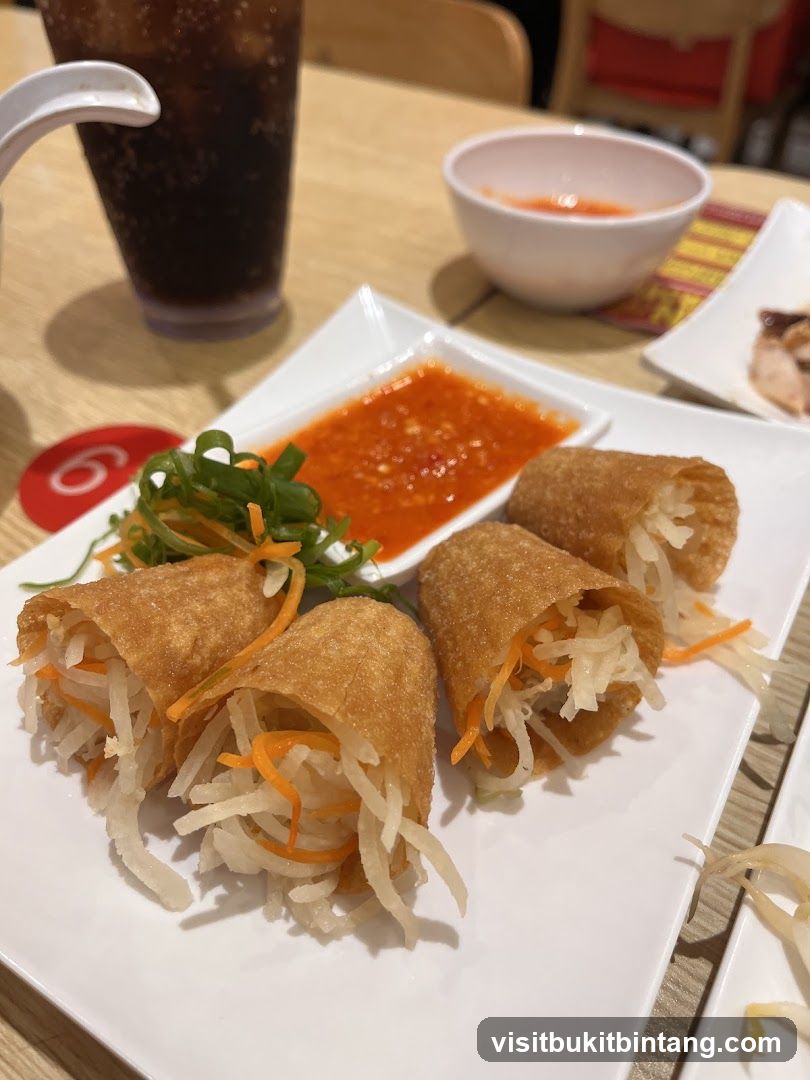 Spring Rolls with Dipping Sauce