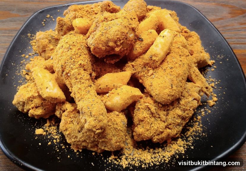 Fried Chicken with Tteokbokki