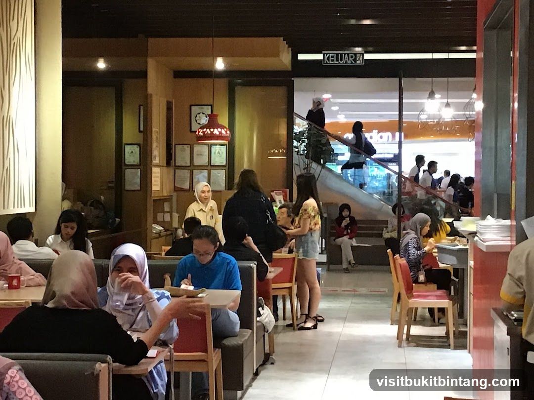 Restaurant Interior with Diners