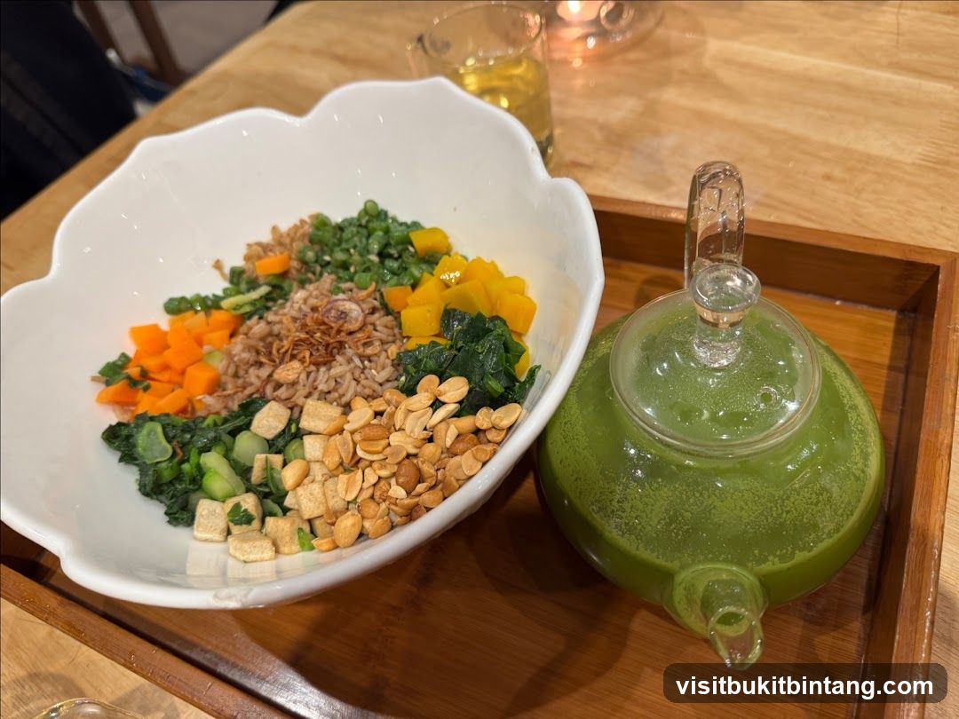 Healthy Bowl with Tea