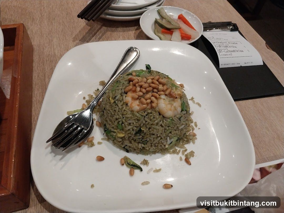 Fried Rice with Shrimp and Pine Nuts