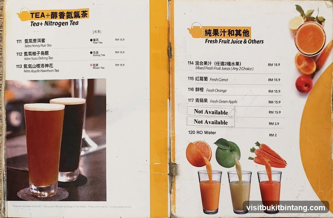 Tea+ Nitrogen Tea & Fresh Fruit Juice & Others