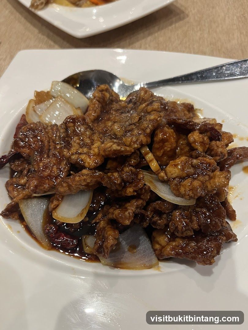 Crispy Beef with Onions