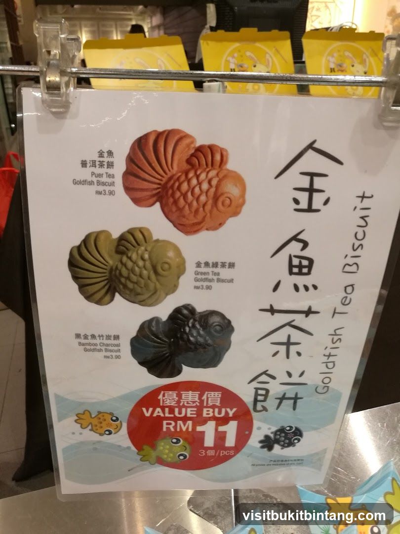 Goldfish Tea Biscuit Menu