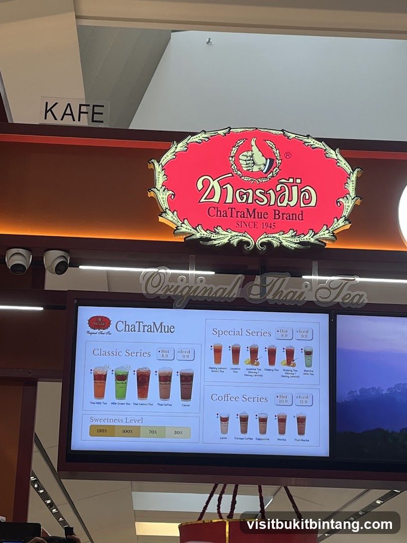 ChaTraMue Menu