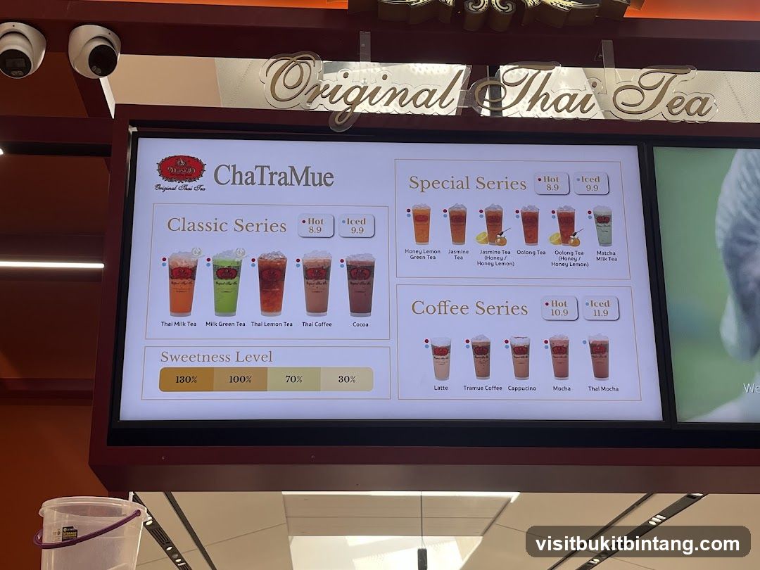 ChaTraMue Menu