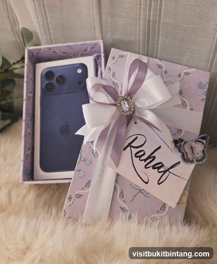 Gift-wrapped iPhone