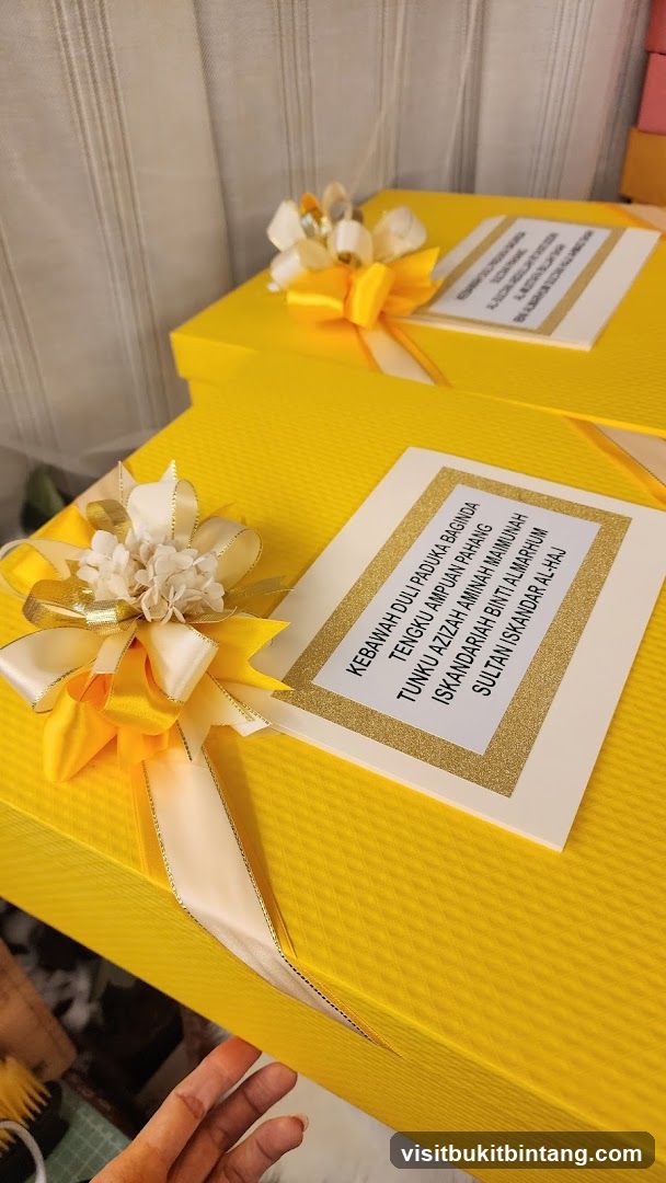Gift Boxes with Ribbons and Cards