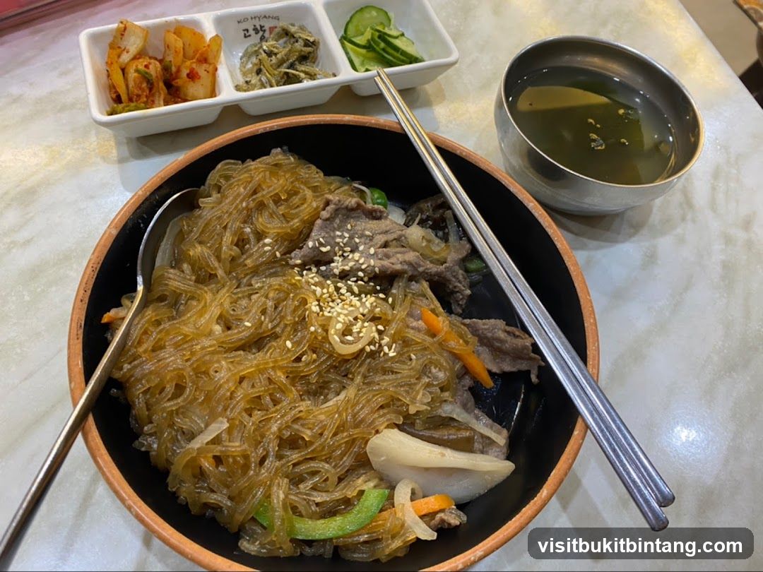Korean Glass Noodle Dish