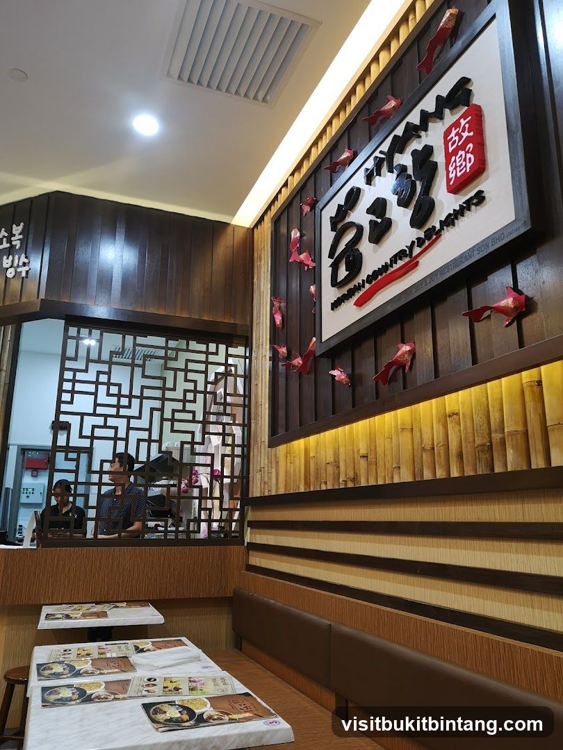 Korean Restaurant Interior