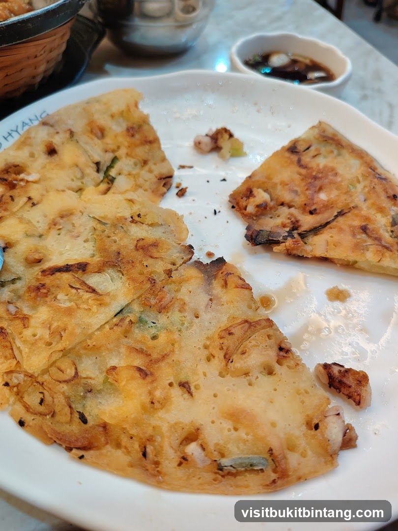Korean Pancake with Seafood