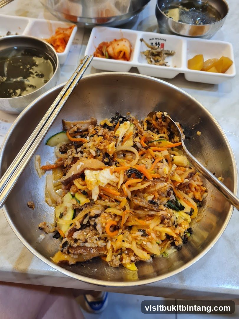 Bibimbap with Side Dishes