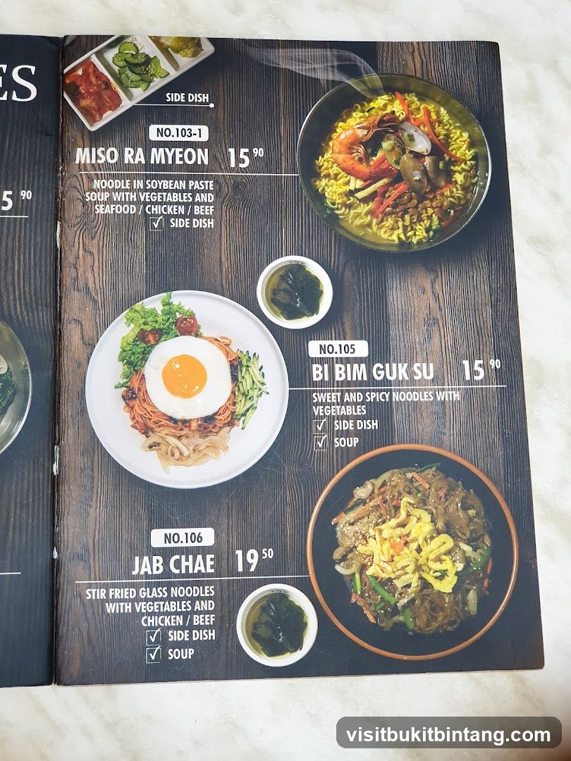 Korean Noodle Dishes